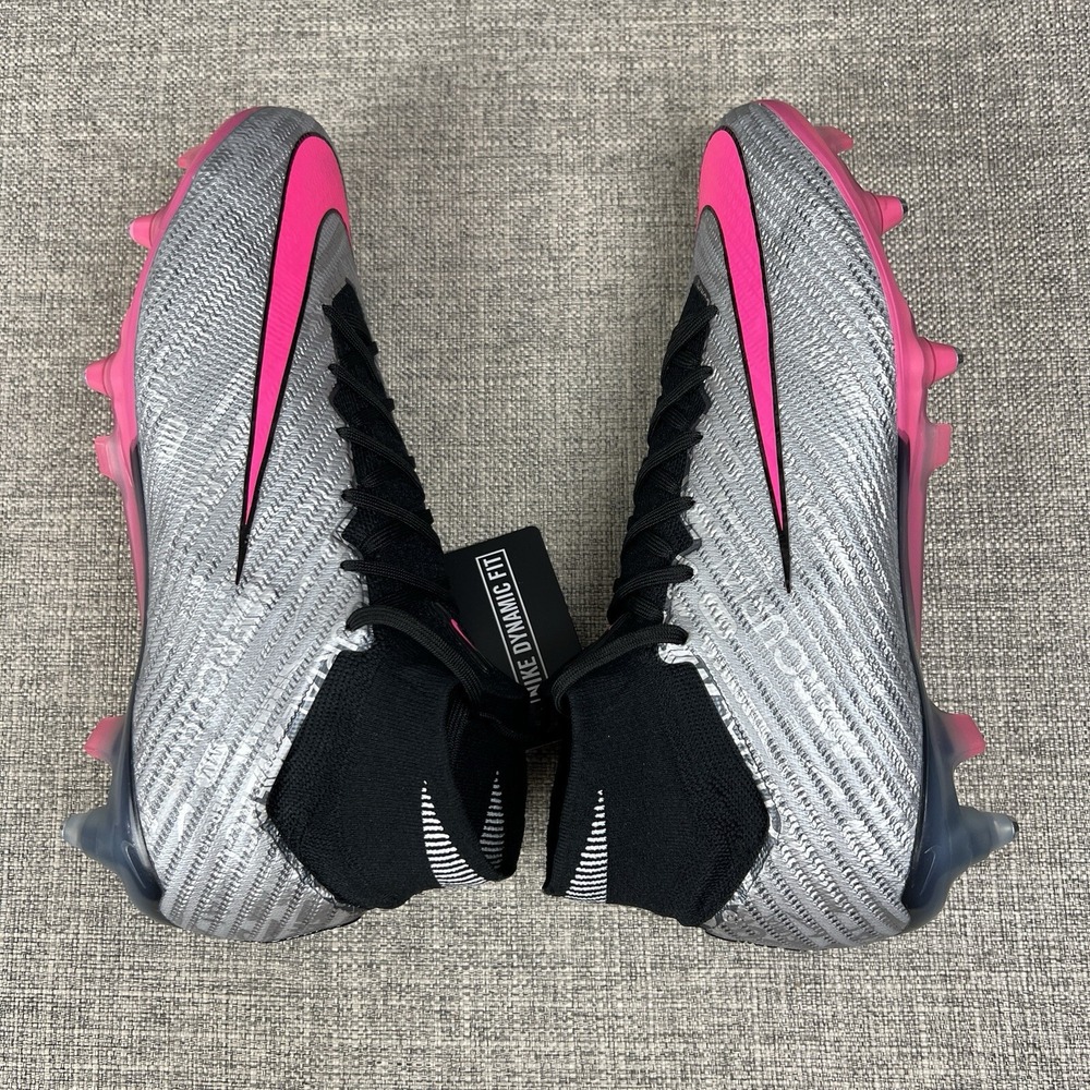 Nike Zoom Mercurial Superfly 9 Elite SG AC "XXV" Silver Pink FJ2971-060 Mens 9 - Picture 7 of 11